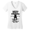 Best Friend Pİtbull Women's V-Neck T-Shirt
