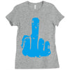 fuck size Ladies Fitted T-Shirt