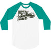 plumeria paradise 3/4 Sleeve Shirt