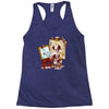 triple beagle portrait Racerback Tank