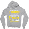 Ewing Sarcoma Awareness Zipper Hoodie
