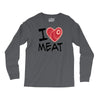 i love meat Long Sleeve Shirts