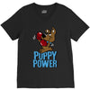 puppy power V-Neck Tee