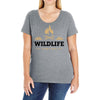 Wildlife Camping Ladies Curvy T-Shirt