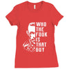 Who the Fook Is That Guy, McGregor VS Alvarez Ladies Fitted T-Shirt
