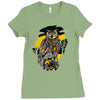sundown owl Ladies Fitted T-Shirt