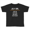 July Girl Toddler T-shirt