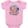 polygon bear graphic Baby Onesie