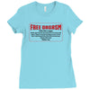 Free Orgasm Coupon Ladies Fitted T-Shirt