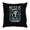 wasted my life Throw Pillow