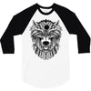 wolf 3/4 Sleeve Shirt