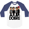 dobre twins dobre brother 3/4 Sleeve Shirt