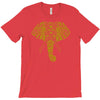 tribal print elephant geometric gold animals cool T-Shirt