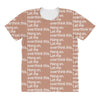 hang on let me overthink this All Over Women's T-shirt