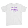 someone left paw prints on my heart Youth Tee