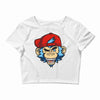 mankeeboi wink Crop Top