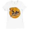 down rowdy the dog Ladies Fitted T-Shirt