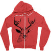 moose Zipper Hoodie