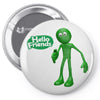 green man dance says hello 2018 Pin-back button