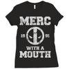merc with a mouth Ladies Fitted T-Shirt