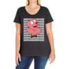 oh my god pig Ladies Curvy T-Shirt