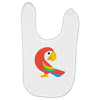 brids red Baby Bibs