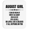 Super August Girl Mousepad