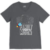 Family Trip To Moon V-Neck Tee