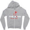 king dead Zipper Hoodie