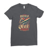 never surrender Ladies Fitted T-Shirt