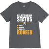 relationship status taken by a roofer V-Neck Tee