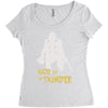 god of thunder Women's Triblend Scoop T-shirt