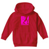 run harder gym workout Youth Hoodie