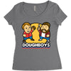 doughboys logo Women's Triblend Scoop T-shirt