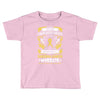 Never Underestimate the Strength of a Sarcoma Cancer Warrior Toddler T-shirt
