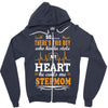 There's This Boy Who Stole My Heart He Calls Me Stepmom Zipper Hoodie