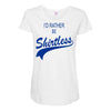 shirtless Maternity Scoop Neck T-shirt