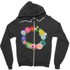 personalize baby name bodysuit Zipper Hoodie