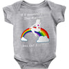 ls mug eat rainbow eat les Baby Onesie