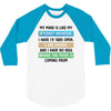 My Mind is Like My internet Browser i Have 19 Tabs Open 3 Are Frozen A 3/4 Sleeve Shirt