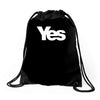 vote yes for scotland scottish independence Drawstring Bags