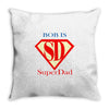 bob is super dad Throw Pillow