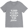 blk power V-Neck Tee