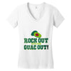 rock out with your guac out Women's V-Neck T-Shirt