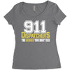911 dispatcher heroes Women's Triblend Scoop T-shirt