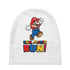run, mario run Baby Beanies
