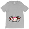 January Peeking Out Baby Girl T-Shirt