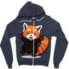 red fox Zipper Hoodie