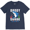 daddy shark doo doo doo family matching V-Neck Tee