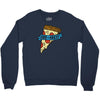 life is a pizza party Crewneck Sweatshirt
